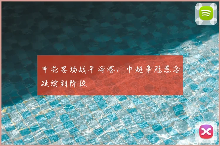 申花客场战平海港,中超争冠悬念延续到阶段
